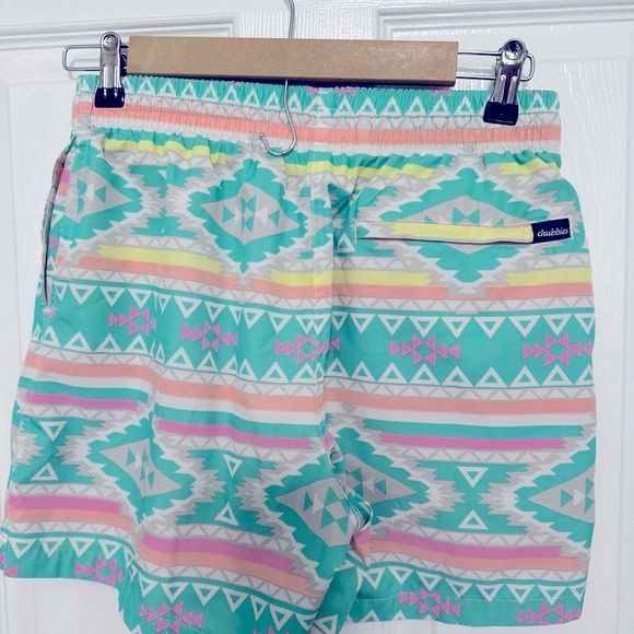 Mens Chubbies Aztec Swim Trunks 5.5 Small - Picture 3 of 3